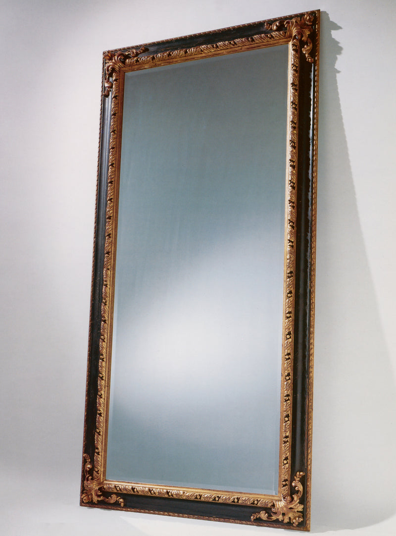 Spanish style with ornate leaf corners mirror